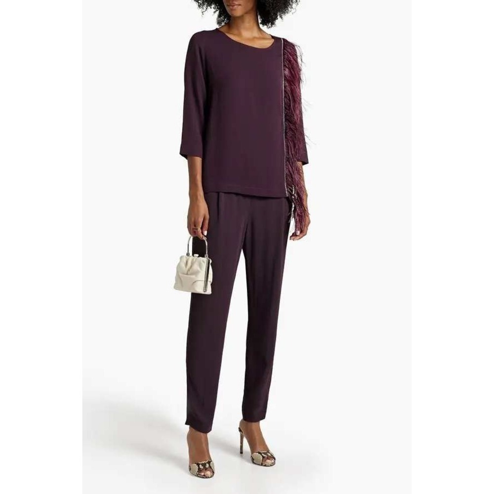 Fabiana Filippi crepe tapered pants Size XL